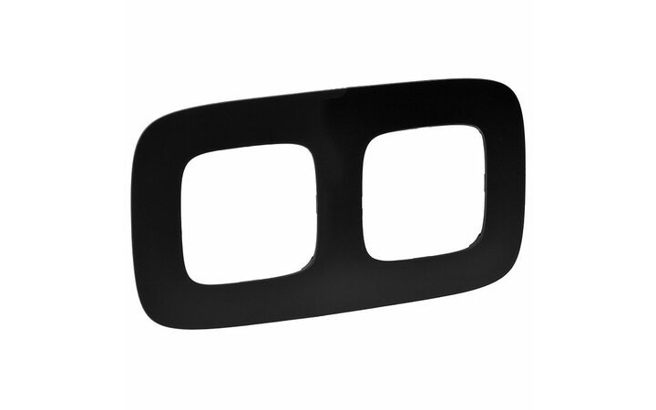 фото - Legrand Valena ALLURE Матовый черный Рамка 2-ая (754402)