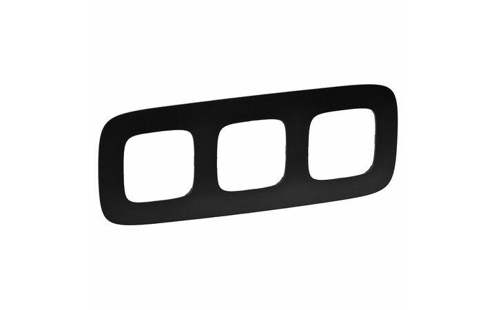 фото - Legrand Valena ALLURE Матовый черный Рамка 3-ая (754403)