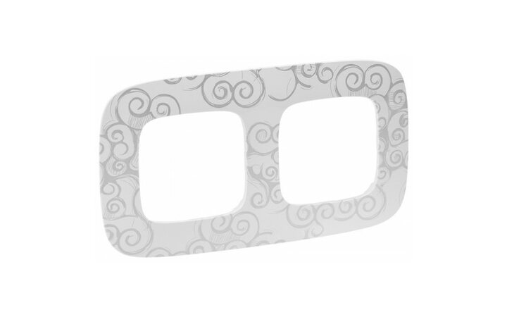 фото - Legrand Valena ALLURE Нарцисс хром Рамка 2-ая (754342)