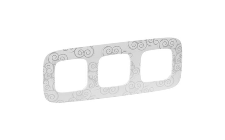 фото - Legrand Valena ALLURE Нарцисс хром Рамка 3-ая (754343)