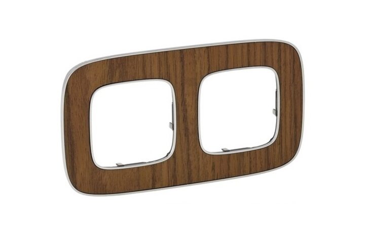 фото - Legrand Valena ALLURE Орех Рамка 2-ая (754462)