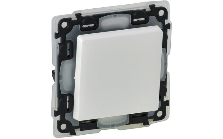 фото - Legrand Valena LIFE DIY Белый переключатель 1-клавишный 10А 250В (IP44) (752156)