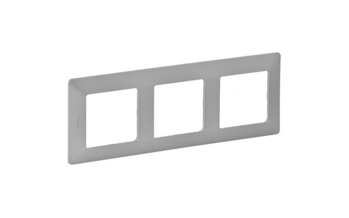 фото - Legrand Valena LIFE Алюминий Рамка 3-ая (754133)