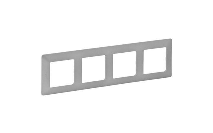 фото - Legrand Valena LIFE Алюминий Рамка 4-ая (754134)