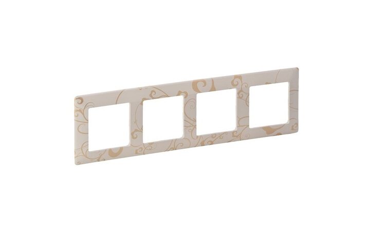 фото - Legrand Valena LIFE Ампир бежевый Рамка 4-ая (754114)