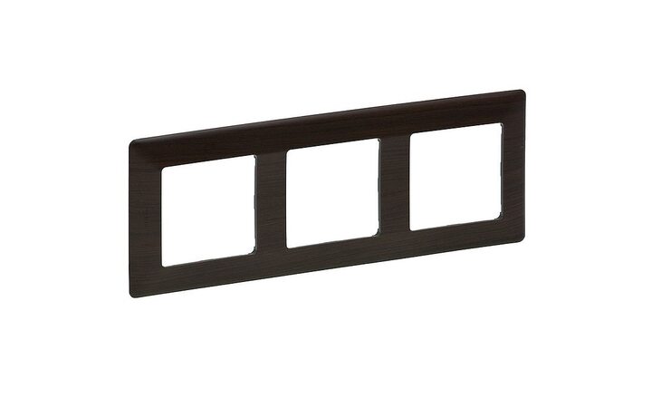 фото - Legrand Valena LIFE Темное дерево Рамка 3-ая (754173)