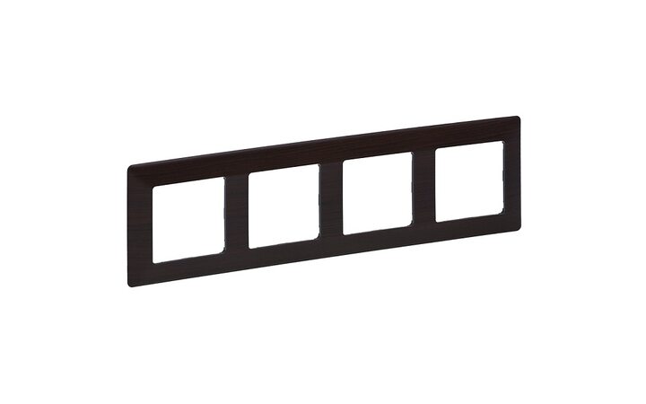 фото - Legrand Valena LIFE Темное дерево Рамка 4-ая (754174)