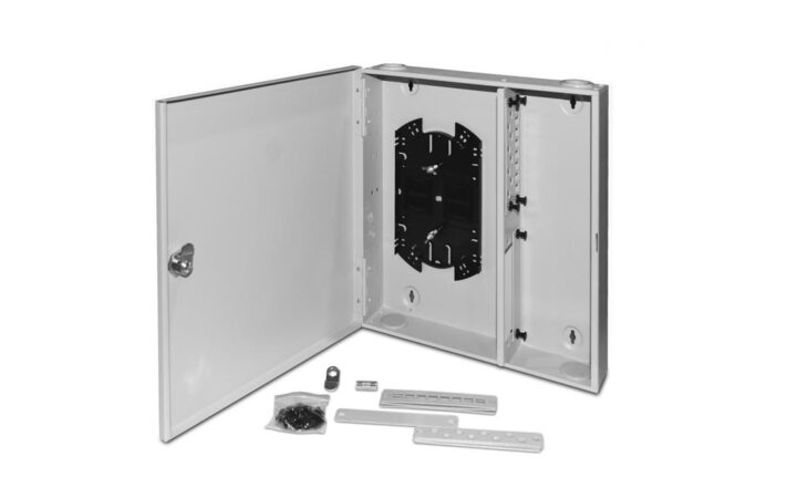 фото - Hyperline FO-WBX-4xSLT-W140H42-32UN-GY