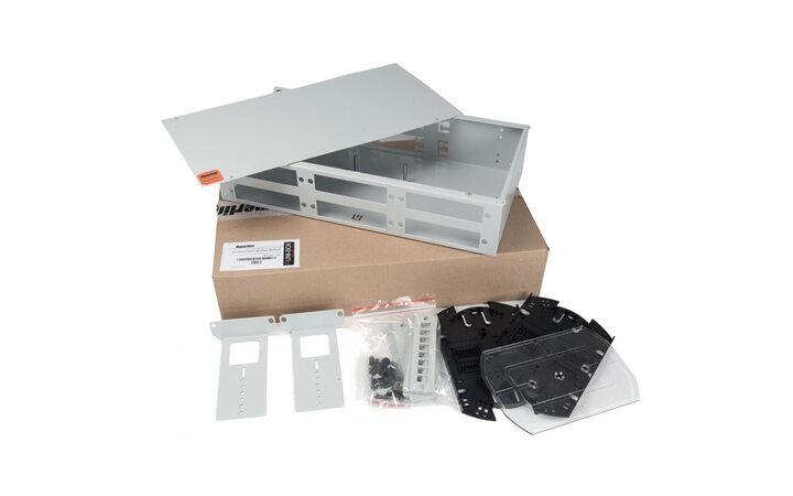 фото - Hyperline FO-19R-2U-6xSLT-W140H42-48UN-GY