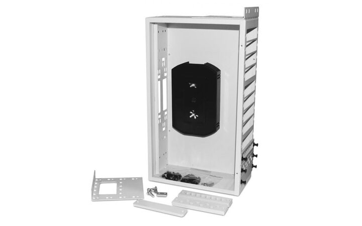 фото - Hyperline FO-19R-3U-12xSLT-W140H42-96UN-GY