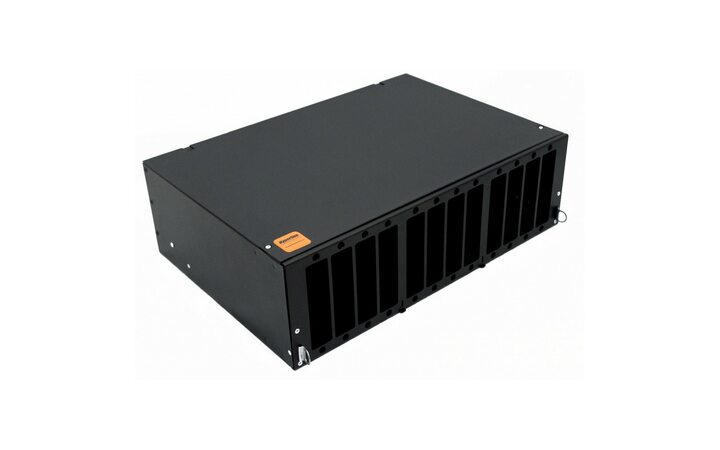 фото - Hyperline FO-19V-3U-12xSLT-W130H30-96UN-BK