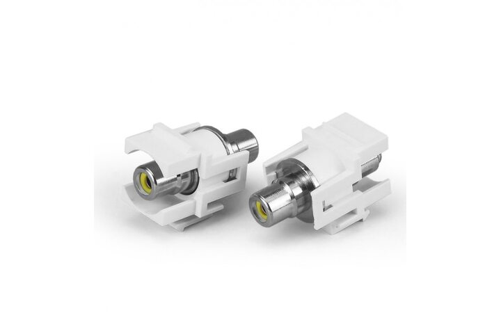 фото - Hyperline KJ1-RCA/YL-D-WH