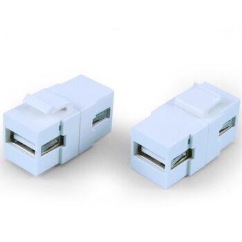 фото - Hyperline KJ1-USB-A2-WH