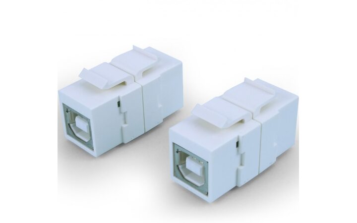 фото - Hyperline KJ1-USB-B2-WH