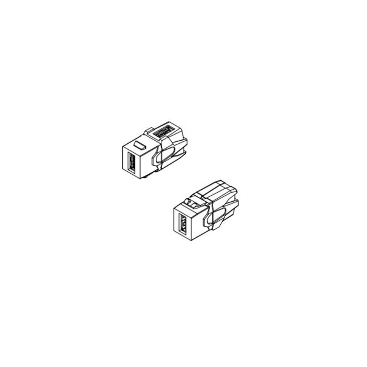 фото - Hyperline KJ1-USB-VA3-WH