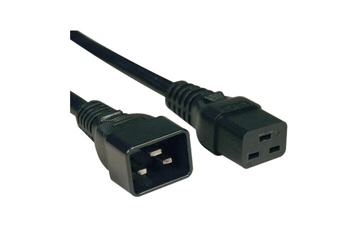 фото - Hyperline PWC-IEC19-IEC20-0.5-BK