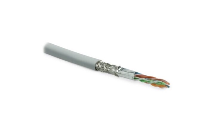 фото - Hyperline SFUTP4-C5E-S24-IN-LSZH-GY-305 бухта 305м