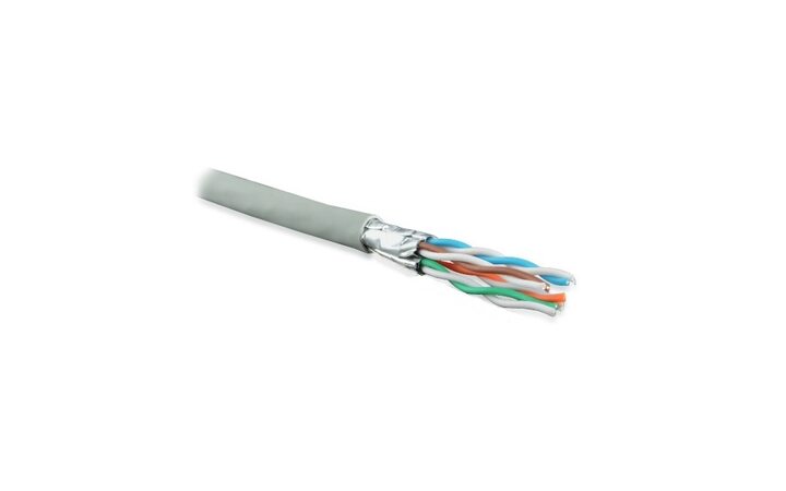 фото - Hyperline UFTP4-C6A-S23-IN-LSZH-GY-500 бухта 500м