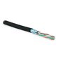 фото - Hyperline UFTP4-C6-S23-OUT-LSZH-BK-500 бухта 500м