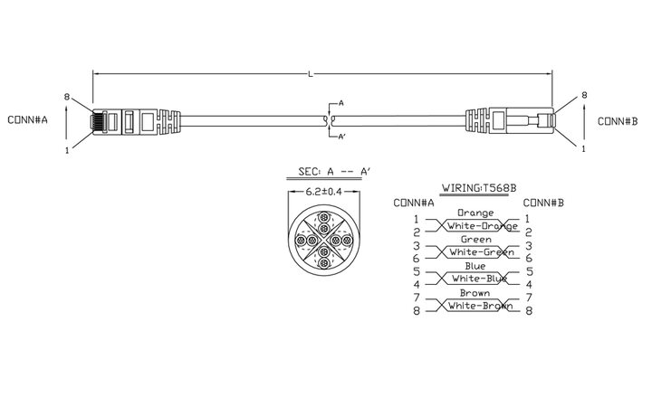 фото - Hyperline PC-LPM-UTP-RJ45-RJ45-C6a-1M-LSZH-GY
