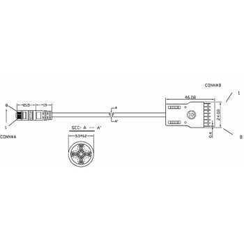 фото - Hyperline PC-110-RJ45-4P-C5e-1M-LSZH-GY