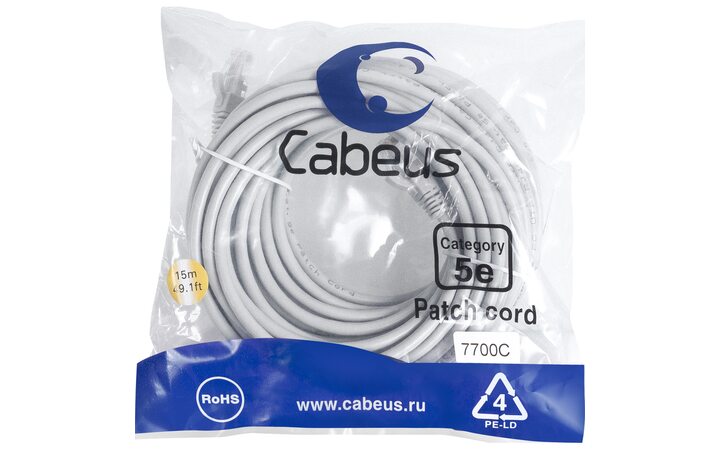 фото - Cabeus PC-UTP-RJ45-Cat.5e-15m