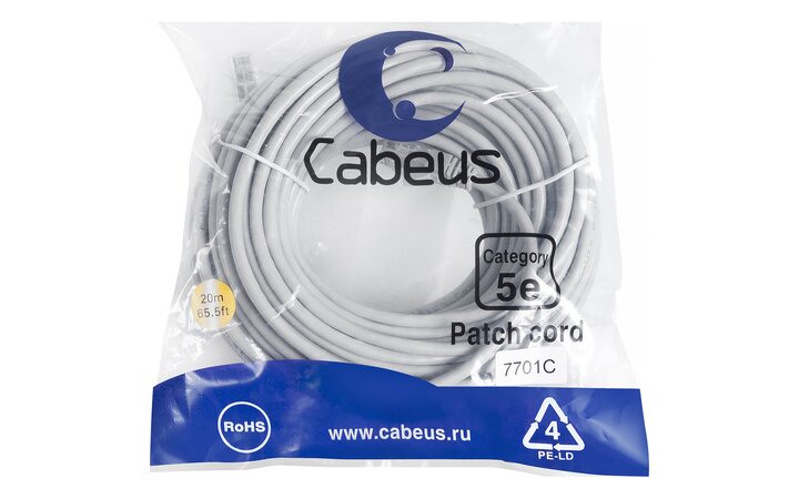 фото - Cabeus PC-UTP-RJ45-Cat.5e-20m