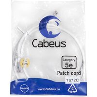 Cabeus PC-UTP-RJ45-Cat.5e-1m-WH-LSZH