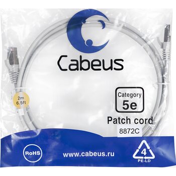 Cabeus PC-FTP-RJ45-Cat.5e-2m-LSZH