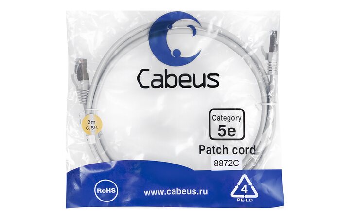 фото - Cabeus PC-FTP-RJ45-Cat.5e-2m-LSZH