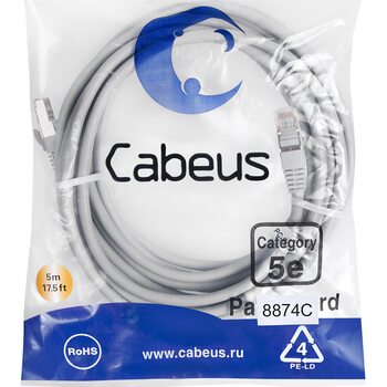 Cabeus PC-FTP-RJ45-Cat.5e-5m-LSZH