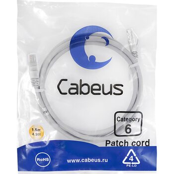 фото - Cabeus PC-UTP-RJ45-Cat.6-1.5m