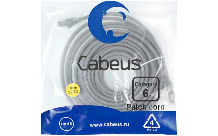 фото - Cabeus PC-UTP-RJ45-Cat.6-10m-LSZH
