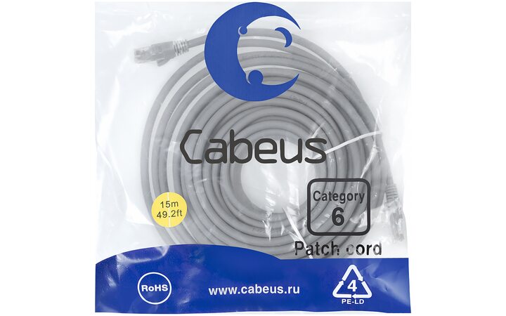 фото - Cabeus PC-UTP-RJ45-Cat.6-15m