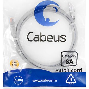 Cabeus PC-UTP-RJ45-Cat.6a-1.5m-LSZH
