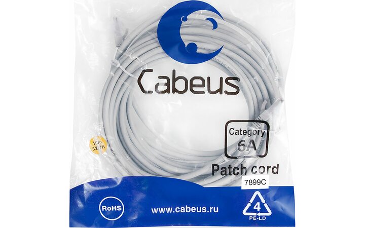 фото - Cabeus PC-UTP-RJ45-Cat.6a-10m-LSZH