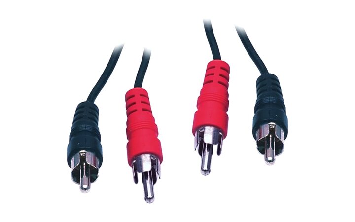 фото - REXANT Шнур 2 RCA - 2 RCA, длина 1,5 метра, черный (17-0103)