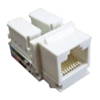 ЭКОПЛАСТ Механизм розетки компьютерной RJ-45, кат.5е, UTP модуль (8 контакта) LK45