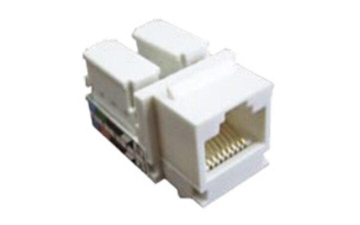 фото - ЭКОПЛАСТ Механизм розетки компьютерной RJ-45, кат.5е, UTP модуль (8 контакта) LK45