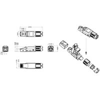 Hyperline PLUD-8P8C-S-C6A-SH