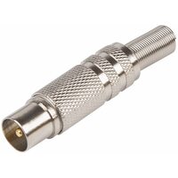 REXANT 05-2011 Разъем штекер TV никель c пружиной