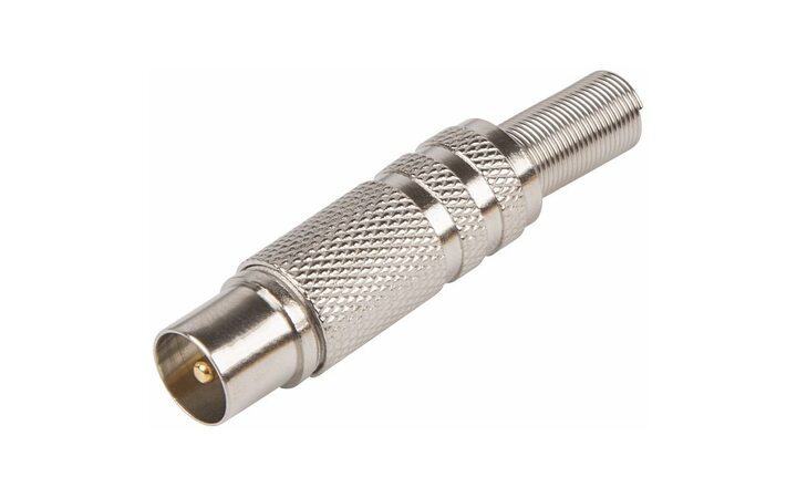 фото - REXANT 05-2011 Разъем штекер TV никель c пружиной