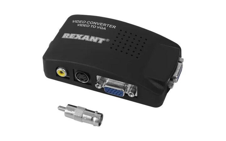 фото - REXANT Конвертер BNC + S-video на VGA (17-6910)