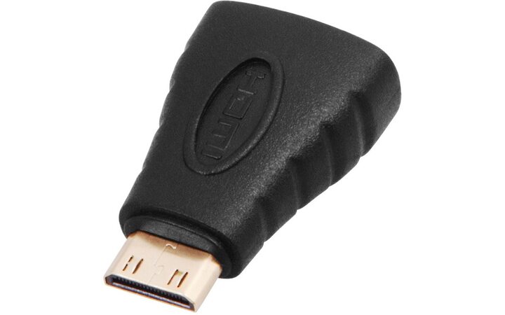 фото - REXANT ПЕРЕХОДНИК гн.HDMI - шт.Mini HDMI GOLD (17-6801)