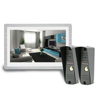 J2000 Комплект видеодомофона 10'-5 АРИНА (белый)/АДМИРАЛ AHD 2,0 mp (черный)-2шт