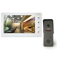 J2000 Комплект видеодомофона 7'-1 КАРИНА AHD 2mp (белый)/АНТЕЙ AHD 2,0 mp (черный)