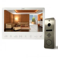 J2000 Комплект видеодомофона 7'-8 Вероника AHD 2mp (белый)/АНТЕЙ AHD 2,0 mp (серебро)