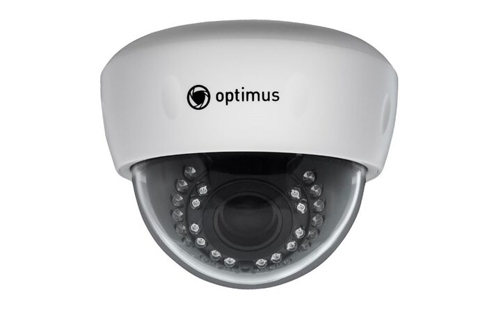 фото - Optimus IP-E025.0(2.8-12)P - 5 Мп купольная IP-камера с PoE