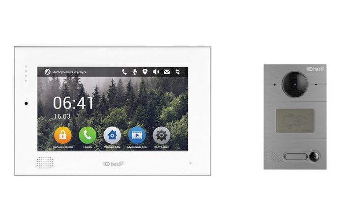 фото - BAS-IP AQ-10 White+AV-01TE