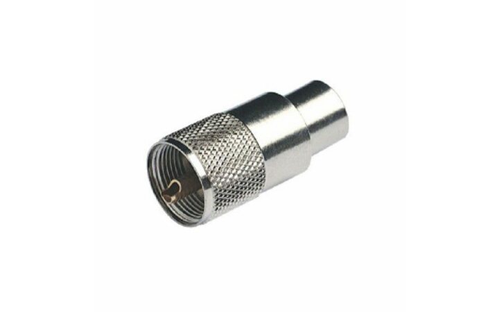 фото - ELETEC Штекер UHF (PL-259) накручивающийся на кабель RG213/U (U060)